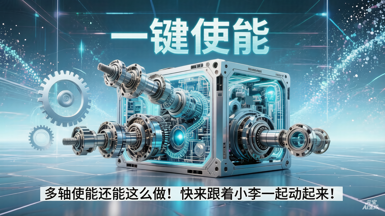 关于AX系列批量轴使能的几个方法（1）